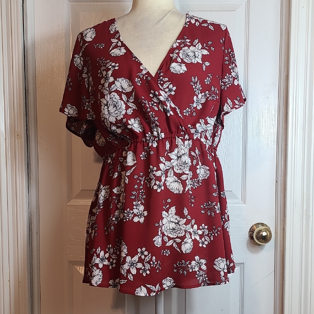 Torrid Crossover Blouse